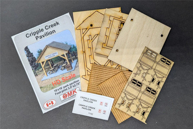 Osborn Model Kits 1142 HO Cripple Creek Pavillion Building Kit