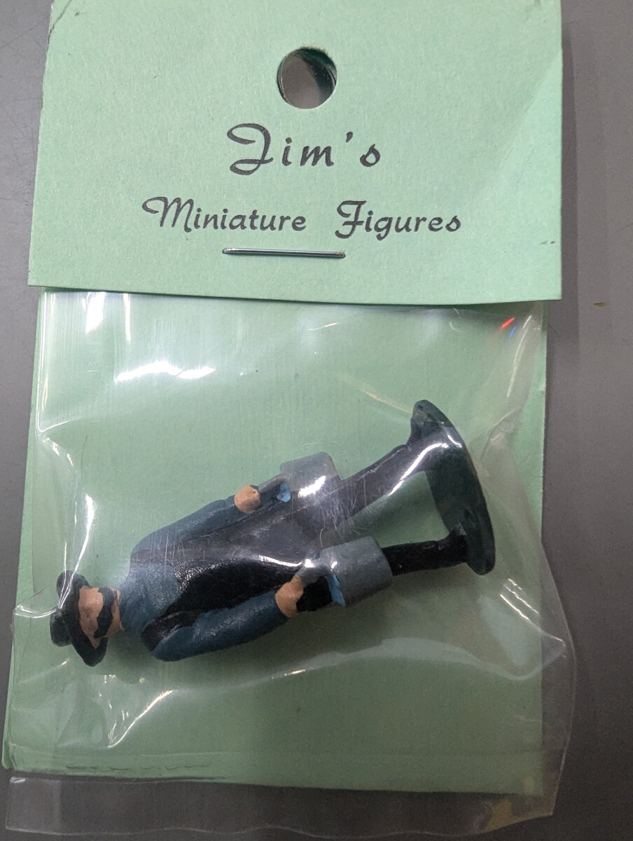 Jim's Miniature O Scale Amish Farmer Carrying Pails of Water