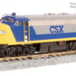 Broadway Limited 9263 N CSX EMD F7A Diesel Locomotive with Sound/DC/DCC #116