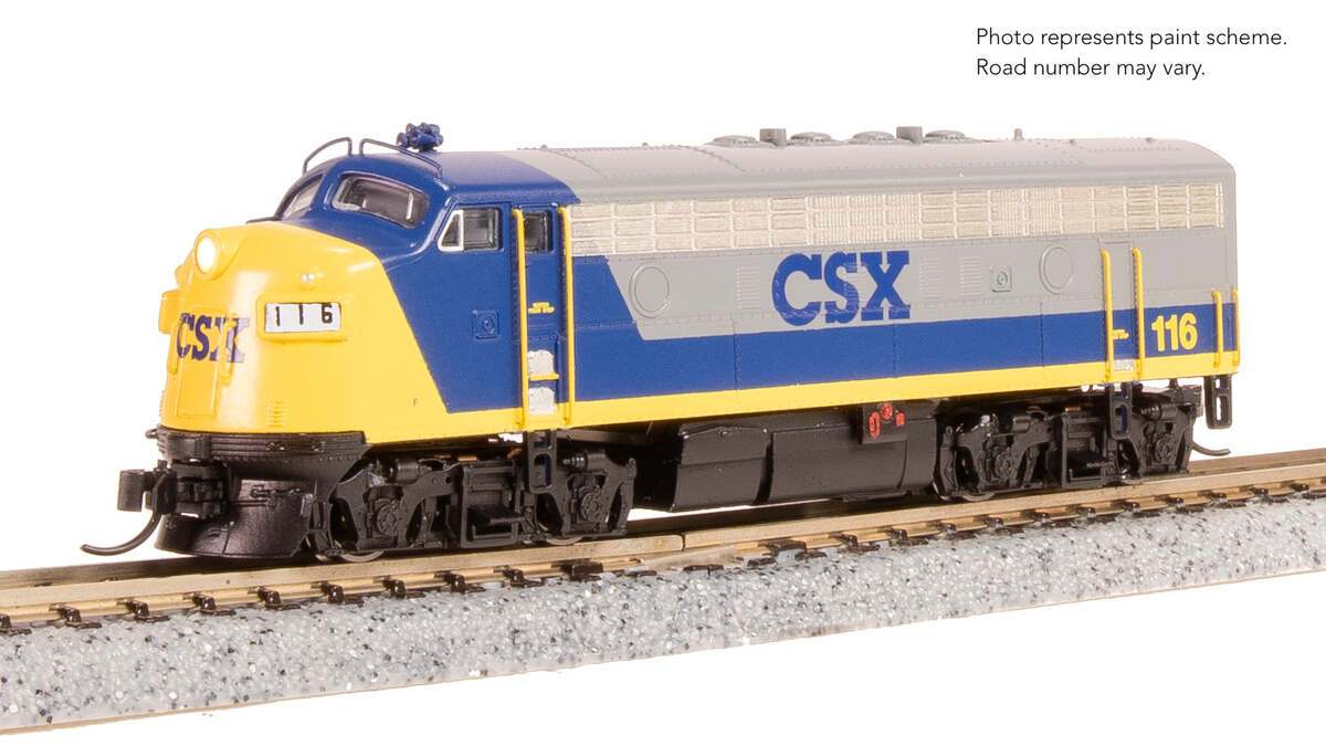 Broadway Limited 9263 N CSX EMD F7A Diesel Locomotive with Sound/DC/DCC #116