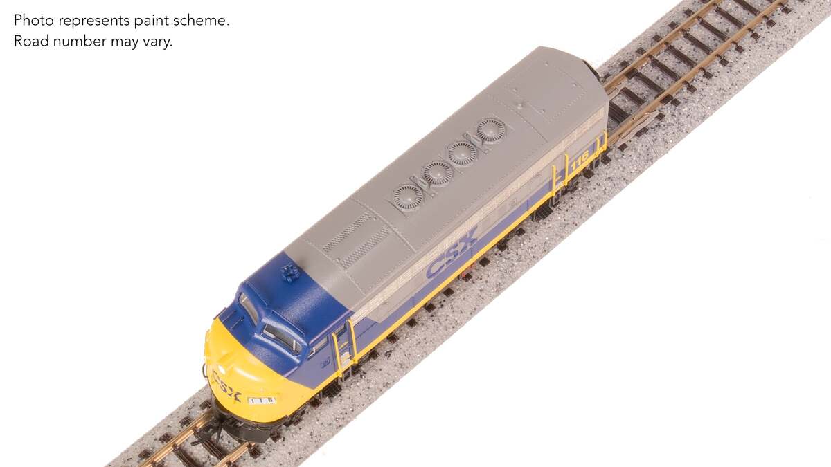 Broadway Limited 9263 N CSX EMD F7A Diesel Locomotive with Sound/DC/DCC #116