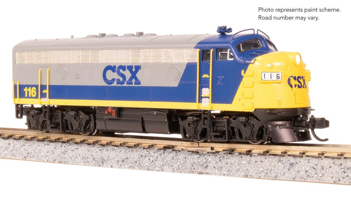 Broadway Limited 9263 N CSX EMD F7A Diesel Locomotive with Sound/DC/DCC #116
