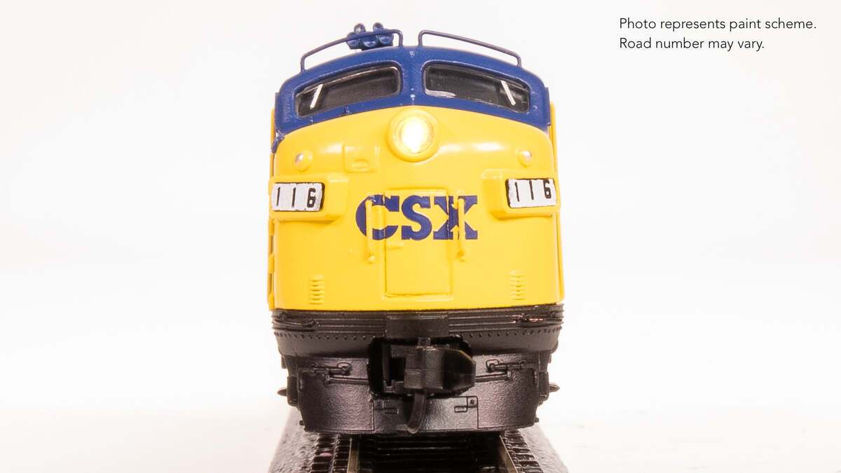 Broadway Limited 9263 N CSX EMD F7A Diesel Locomotive with Sound/DC/DCC #116