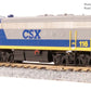 Broadway Limited 9263 N CSX EMD F7A Diesel Locomotive with Sound/DC/DCC #116