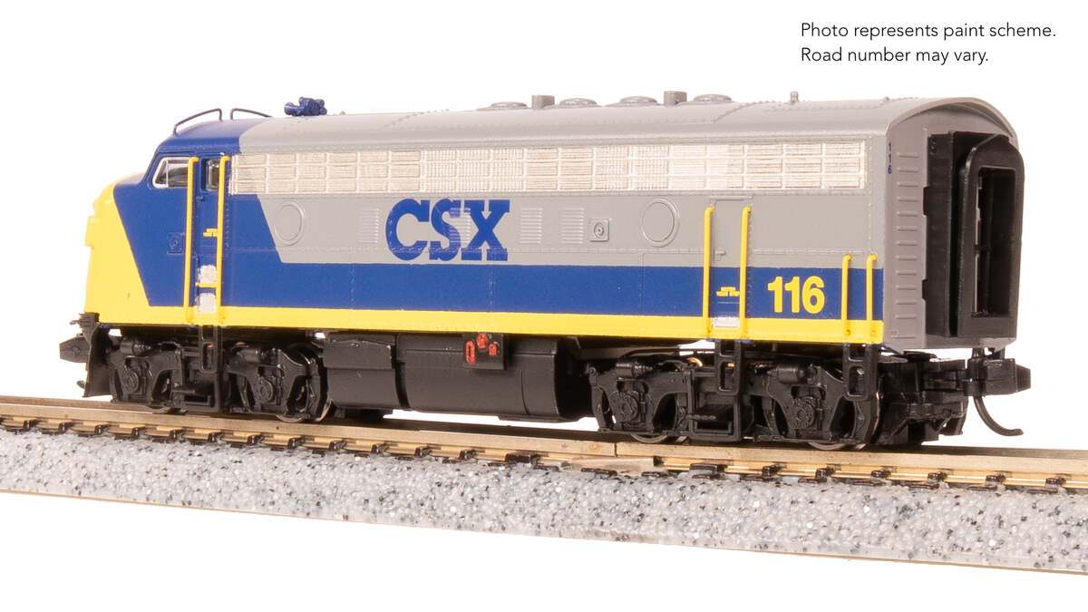 Broadway Limited 9263 N CSX EMD F7A Diesel Locomotive with Sound/DC/DCC #116