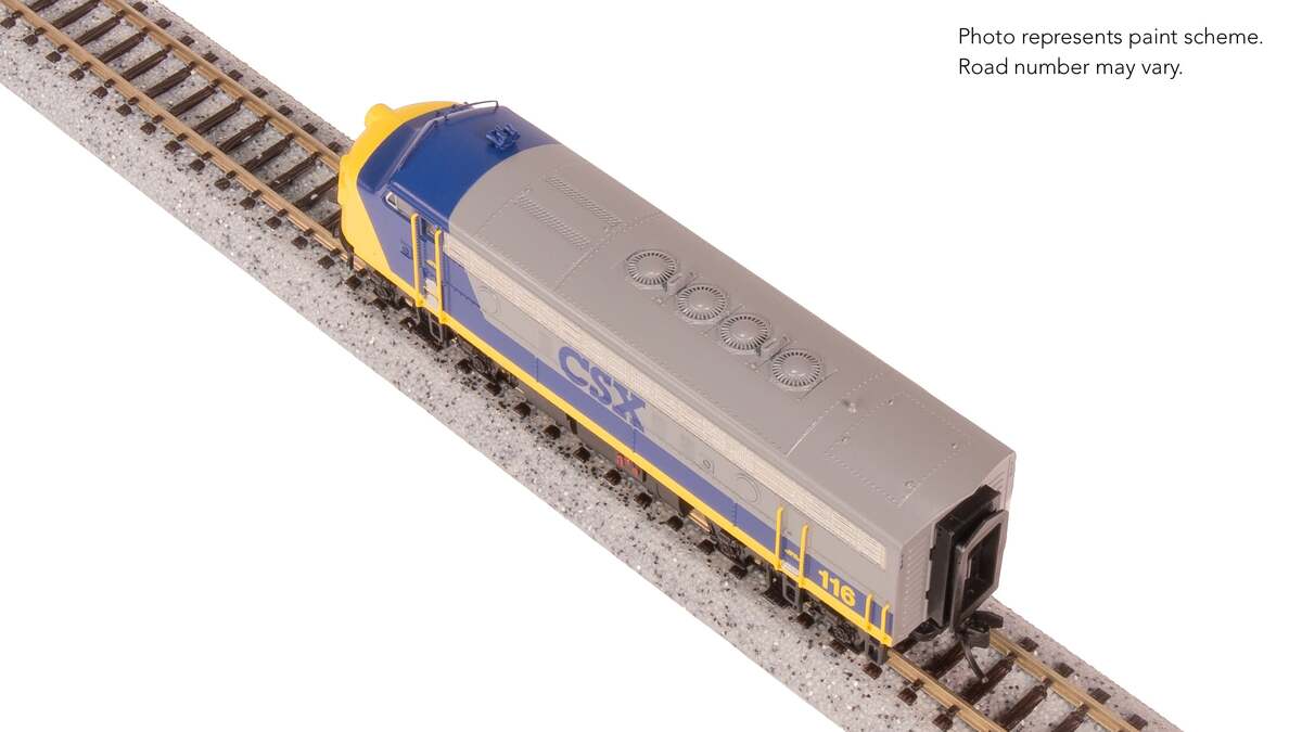 Broadway Limited 9263 N CSX EMD F7A Diesel Locomotive with Sound/DC/DCC #116
