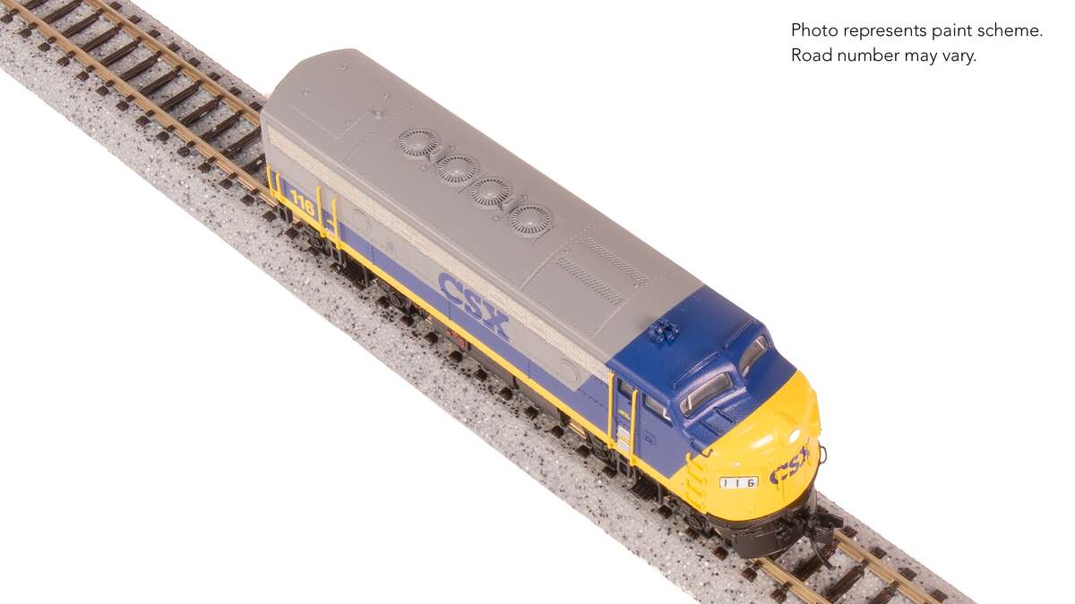 Broadway Limited 9263 N CSX EMD F7A Diesel Locomotive with Sound/DC/DCC #116