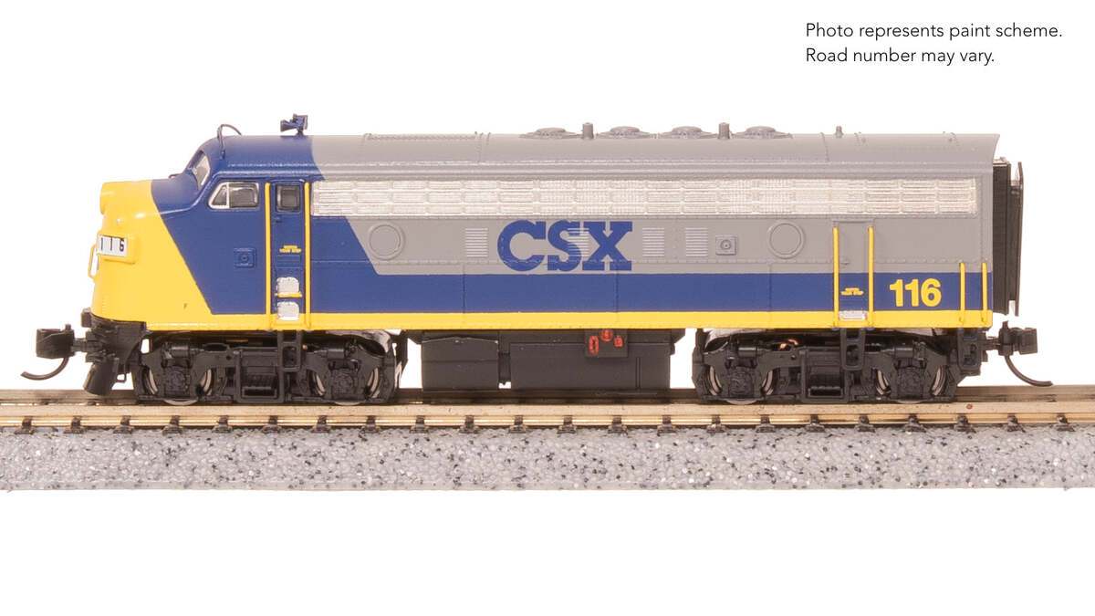 Broadway Limited 9263 N CSX EMD F7A Diesel Locomotive with Sound/DC/DCC #116