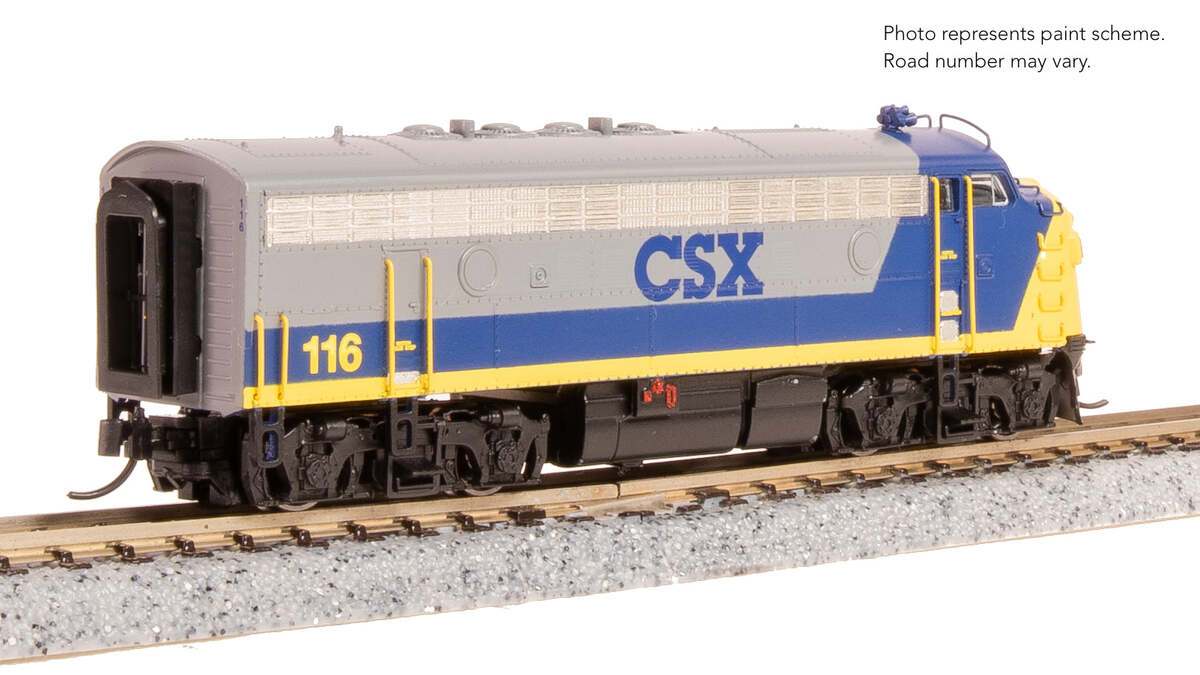 Broadway Limited 9263 N CSX EMD F7A Diesel Locomotive with Sound/DC/DCC #116
