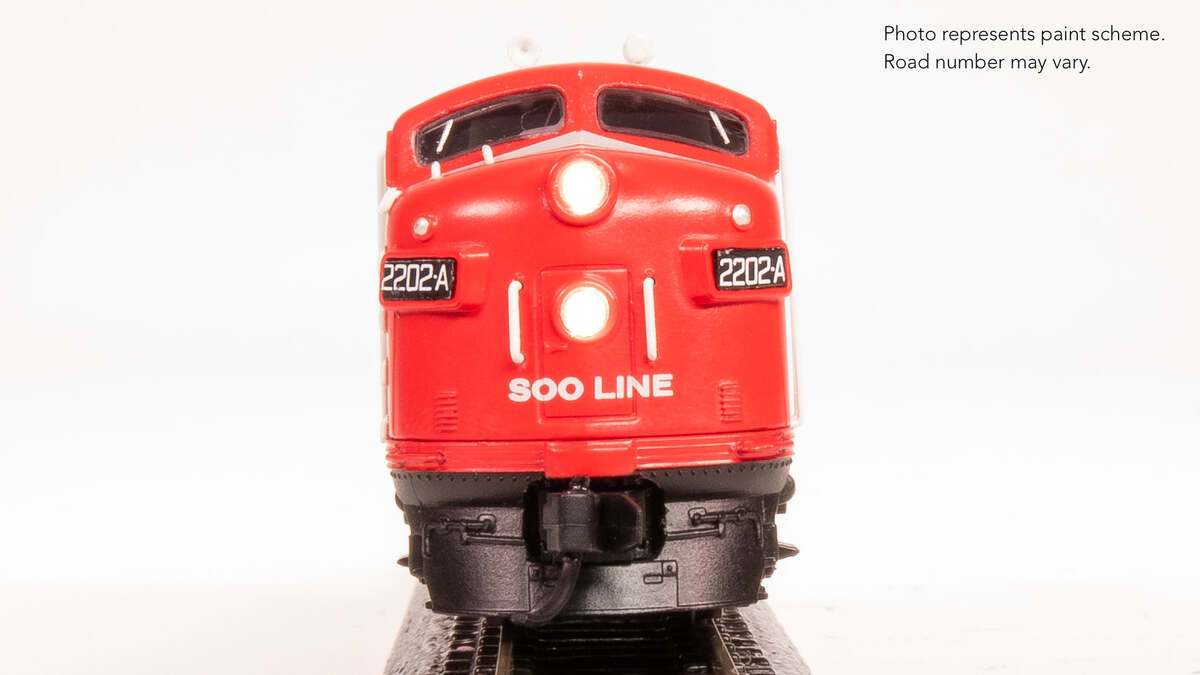 Broadway Limited 9268 N SOO EMD F7A Diesel Locomotive with Sound/DC/DCC #2203B