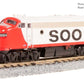 Broadway Limited 9268 N SOO EMD F7A Diesel Locomotive with Sound/DC/DCC #2203B