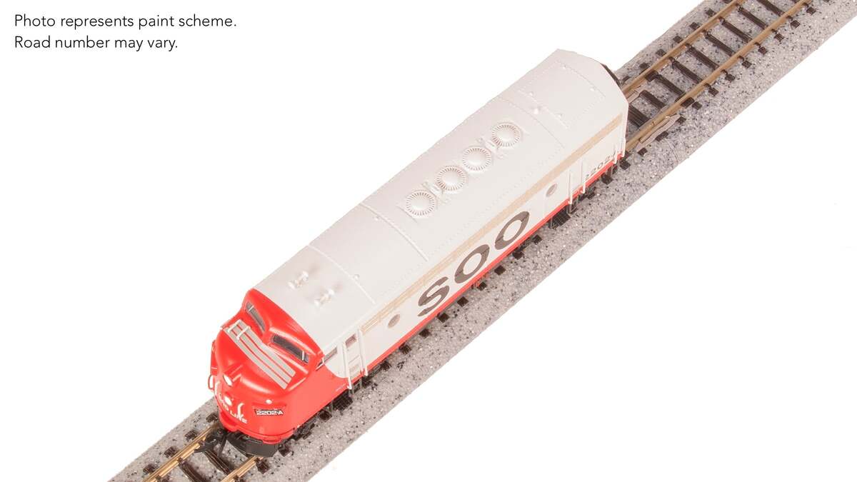 Broadway Limited 9268 N SOO EMD F7A Diesel Locomotive with Sound/DC/DCC #2203B