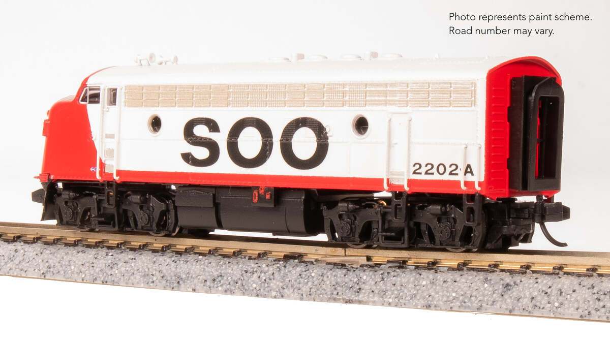 Broadway Limited 9268 N SOO EMD F7A Diesel Locomotive with Sound/DC/DCC #2203B