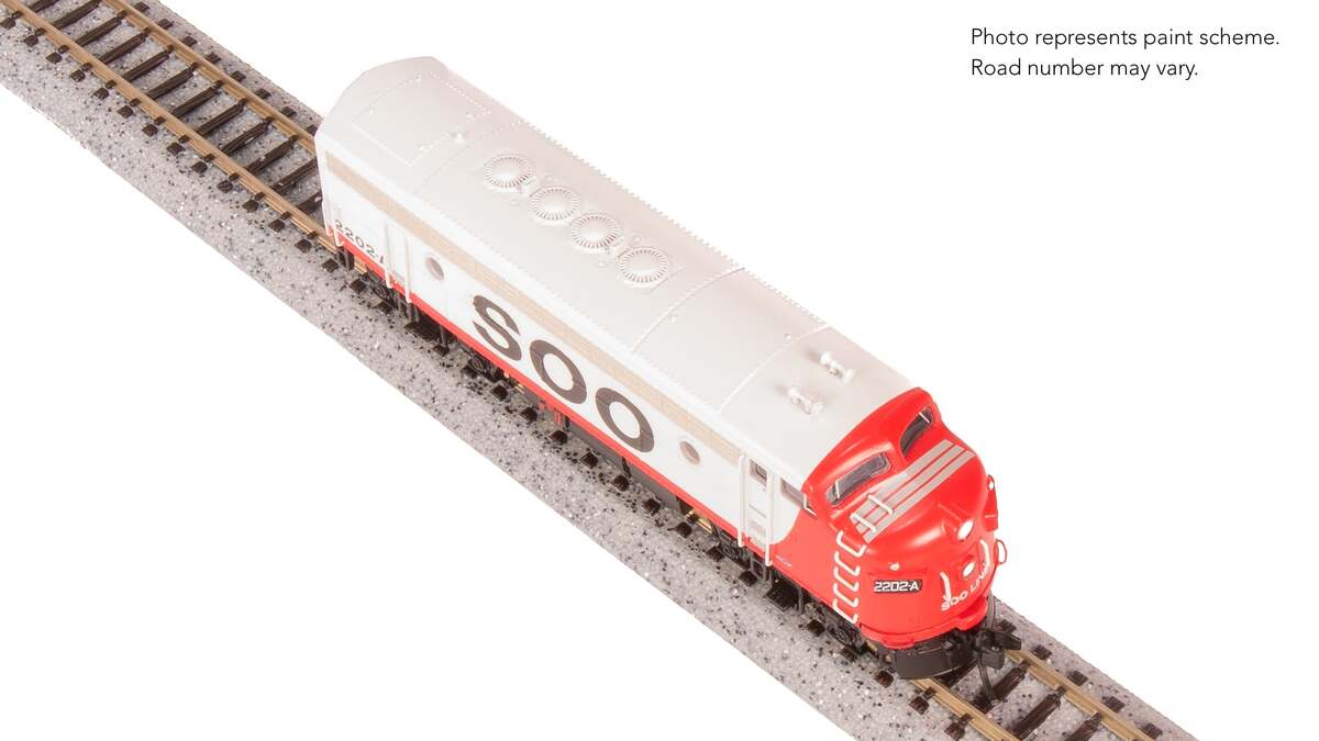 Broadway Limited 9268 N SOO EMD F7A Diesel Locomotive with Sound/DC/DCC #2203B