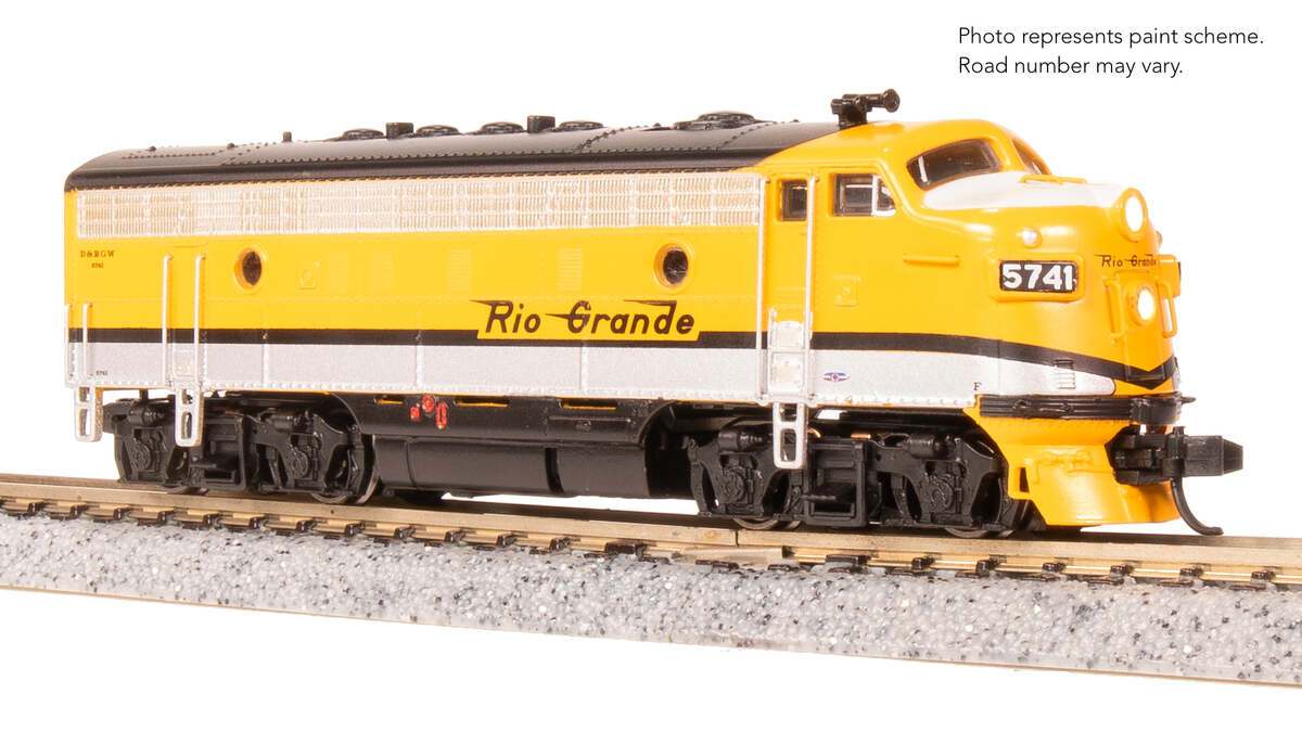 Broadway Limited 9265 N DRGW EMD F7A Diesel Locomotive with Sound/DC/DCC #5741