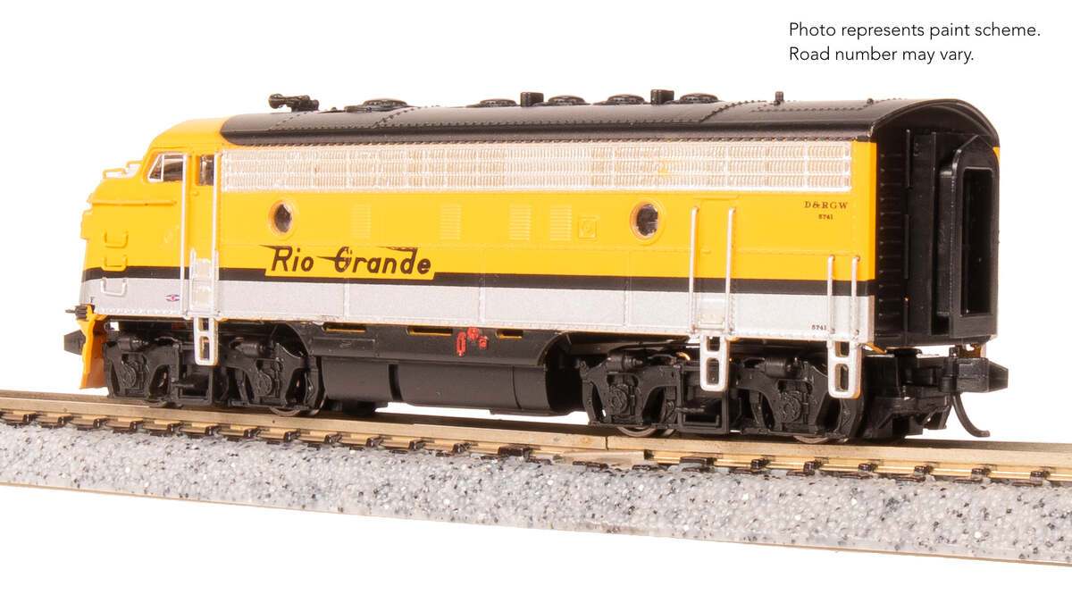 Broadway Limited 9265 N DRGW EMD F7A Diesel Locomotive with Sound/DC/DCC #5741