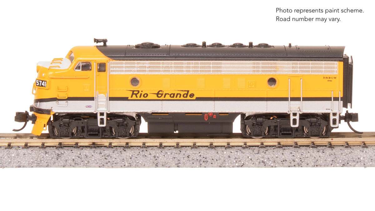 Broadway Limited 9265 N DRGW EMD F7A Diesel Locomotive with Sound/DC/DCC #5741