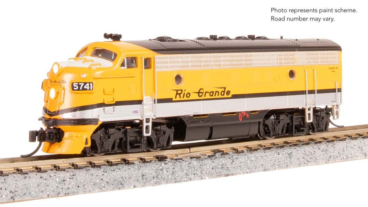 Broadway Limited 9265 N DRGW EMD F7A Diesel Locomotive with Sound/DC/DCC #5741