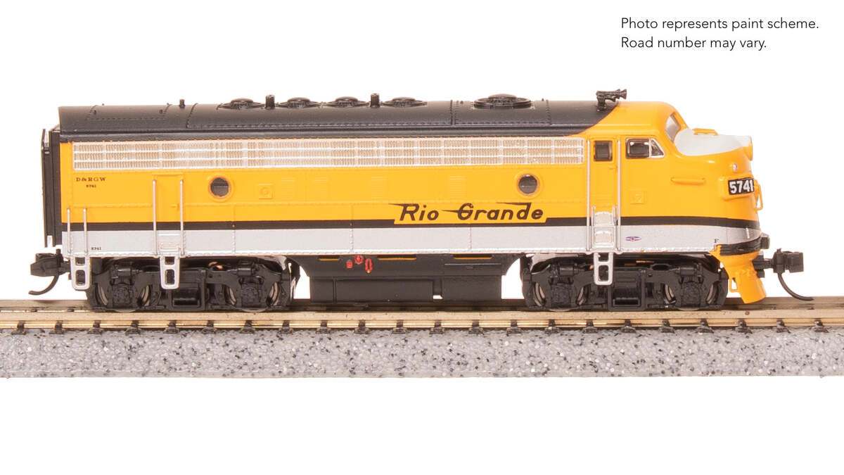 Broadway Limited 9265 N DRGW EMD F7A Diesel Locomotive with Sound/DC/DCC #5741