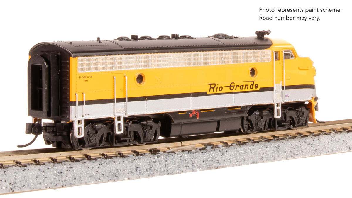 Broadway Limited 9265 N DRGW EMD F7A Diesel Locomotive with Sound/DC/DCC #5741