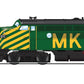 Broadway Limited 9215 N MKT EMD F3A Diesel Locomotive with Sound/DC/DCC #70-A