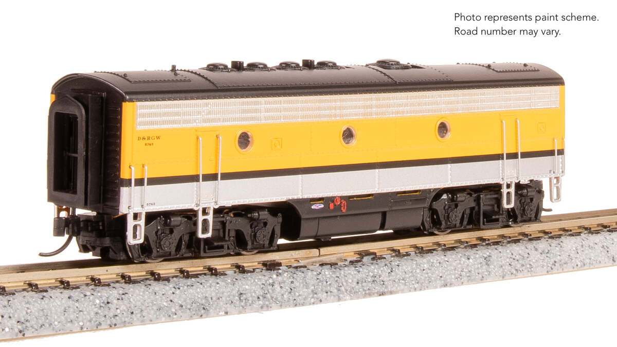 Broadway Limited 9266 N DRGW EMD F7B Diesel Locomotive with Sound/DC/DCC #5743