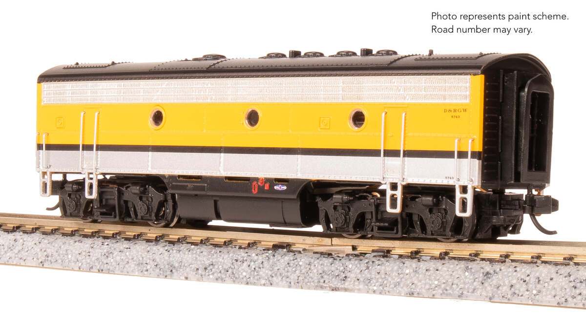 Broadway Limited 9266 N DRGW EMD F7B Diesel Locomotive with Sound/DC/DCC #5743