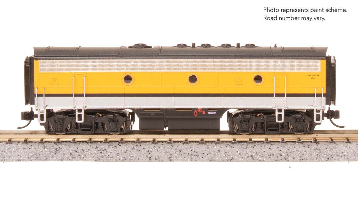 Broadway Limited 9266 N DRGW EMD F7B Diesel Locomotive with Sound/DC/DCC #5743