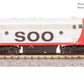Broadway Limited 9267 N SOO EMD F7A Diesel Locomotive with Sound/DC/DCC #2202A