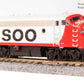 Broadway Limited 9267 N SOO EMD F7A Diesel Locomotive with Sound/DC/DCC #2202A