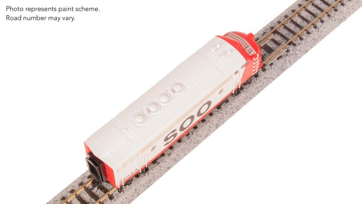 Broadway Limited 9267 N SOO EMD F7A Diesel Locomotive with Sound/DC/DCC #2202A