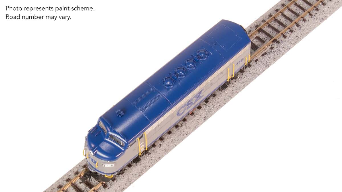 Broadway Limited 9264 N CSX EMD F7A Diesel Locomotive with Sound/DC/DCC #116