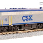 Broadway Limited 9264 N CSX EMD F7A Diesel Locomotive with Sound/DC/DCC #116