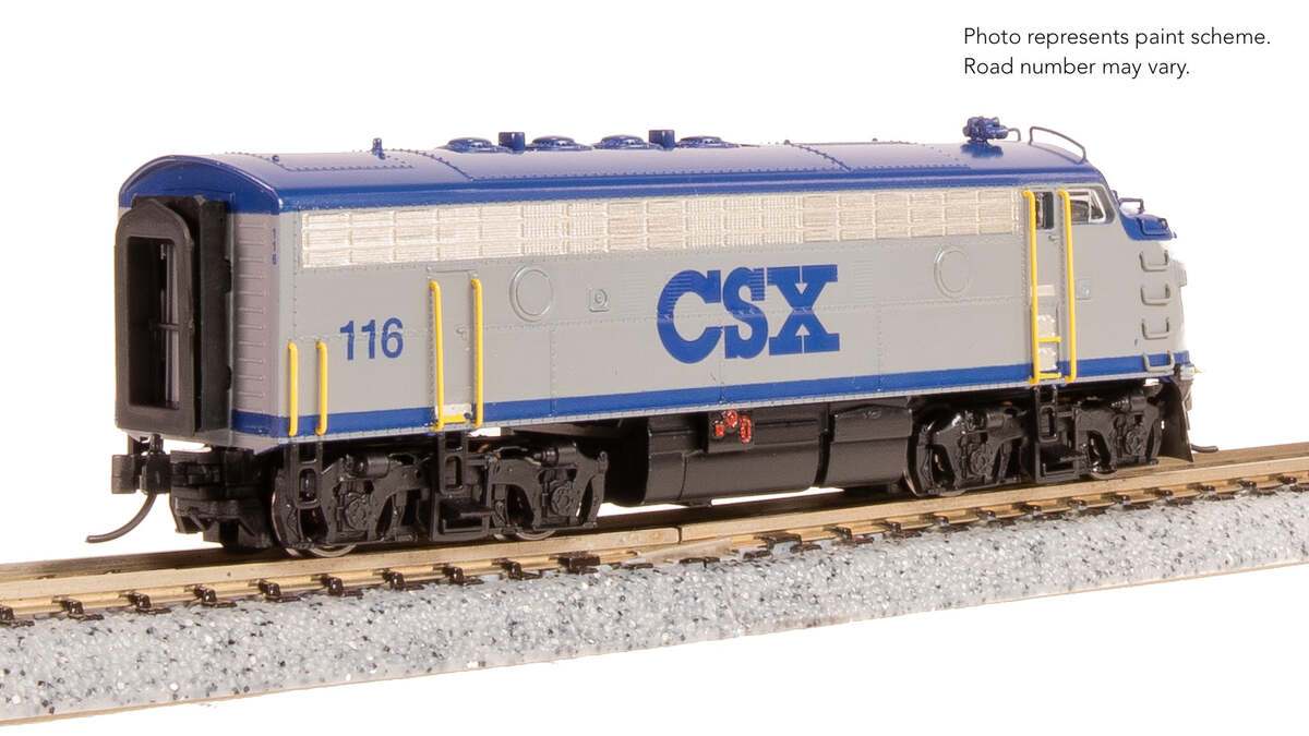 Broadway Limited 9264 N CSX EMD F7A Diesel Locomotive with Sound/DC/DCC #116
