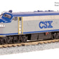 Broadway Limited 9264 N CSX EMD F7A Diesel Locomotive with Sound/DC/DCC #116