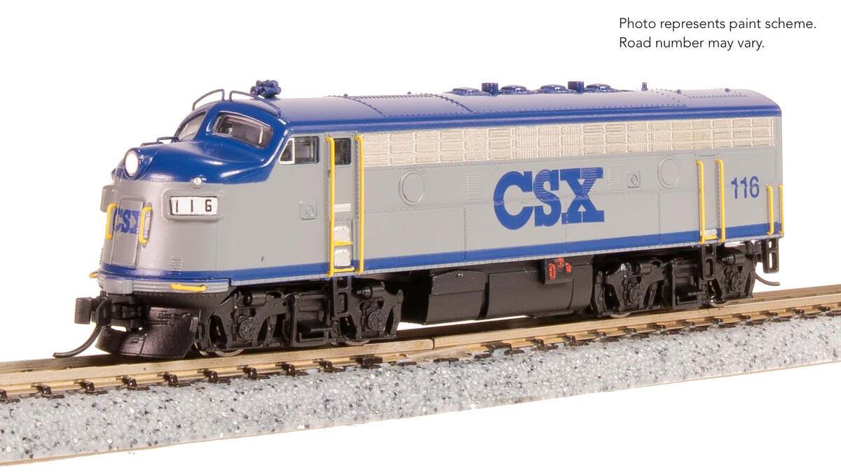 Broadway Limited 9264 N CSX EMD F7A Diesel Locomotive with Sound/DC/DCC #116
