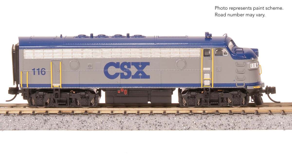 Broadway Limited 9264 N CSX EMD F7A Diesel Locomotive with Sound/DC/DCC #116