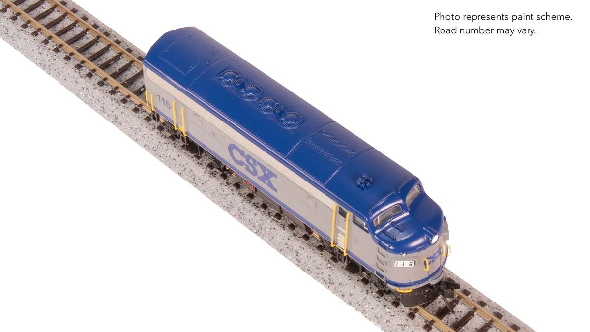 Broadway Limited 9264 N CSX EMD F7A Diesel Locomotive with Sound/DC/DCC #116