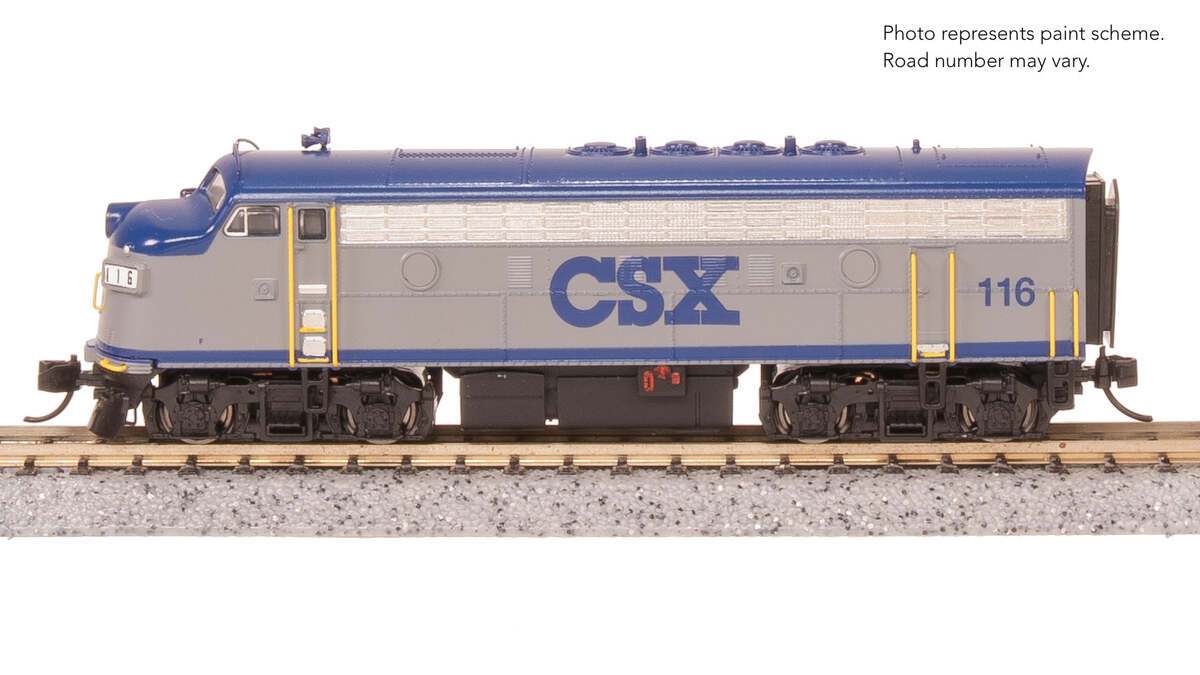 Broadway Limited 9264 N CSX EMD F7A Diesel Locomotive with Sound/DC/DCC #116