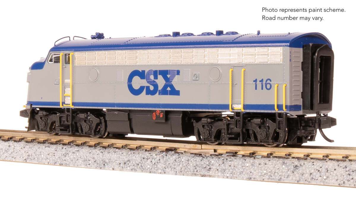 Broadway Limited 9264 N CSX EMD F7A Diesel Locomotive with Sound/DC/DCC #116