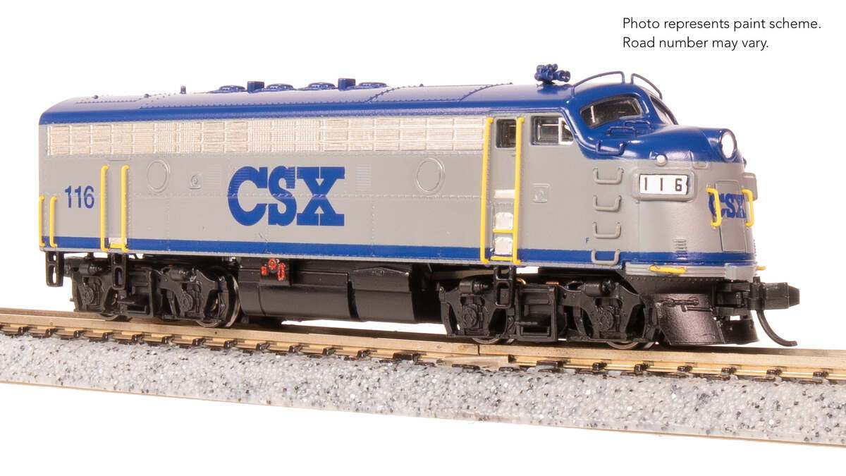 Broadway Limited 9264 N CSX EMD F7A Diesel Locomotive with Sound/DC/DCC #116