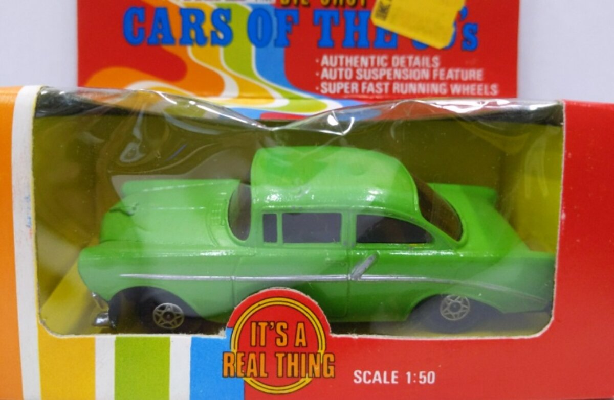 Kmart 64-86-31 1:50 Champ of the Road Green Lemon ''56 Chevy General Motors Co.