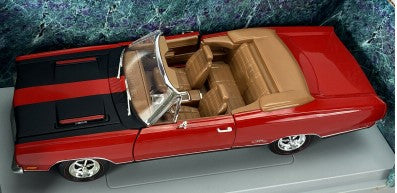 Ertl 7248 1:18 Die Cast American Muscle Red 1969 Plymouth GTX Convertible