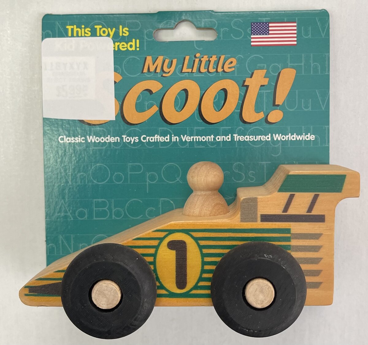 Maple Landmark Inc. 71028 Scoot! Race Car Wooden Car