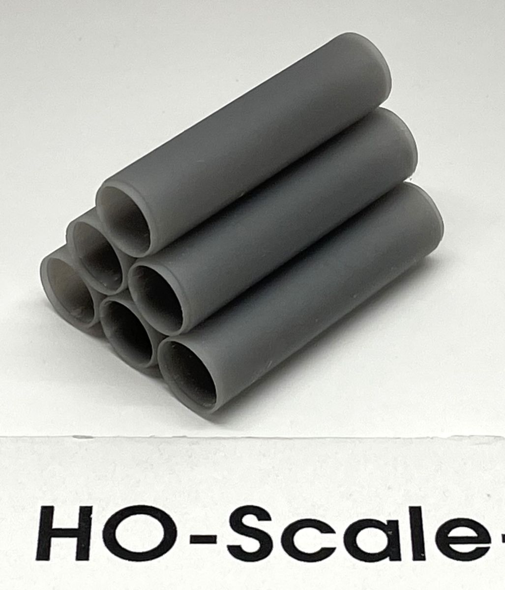 Phoenix Precision Models 31606 HO 2 x 10 Concrete Pipe Stack (Pack of 2)