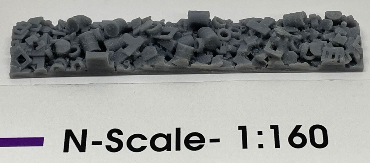Phoenix Precision Models 30620 N AHM Gondola 50' Scrap Load