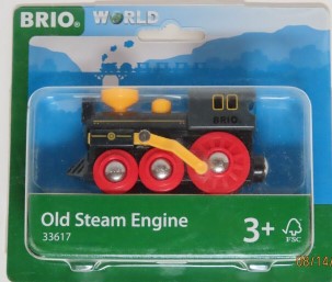 Brio World 33617 Wooden Old Steam Engine