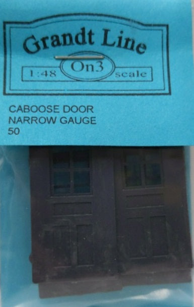 Grandt Line 50 1:48 and On3 Caboose Door Narrow Gauge