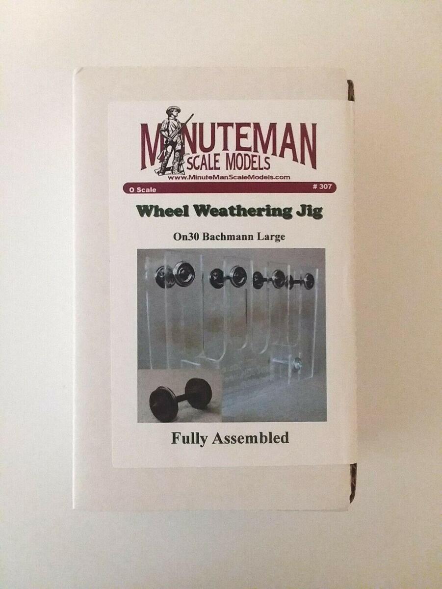 Minuteman Scale Models 307 O/On30 Wheel Weathering Jig