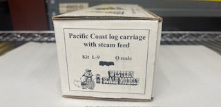 Western Scale Models L-9 O Pacific Coast Log Cabin With Steam Feed Kit
